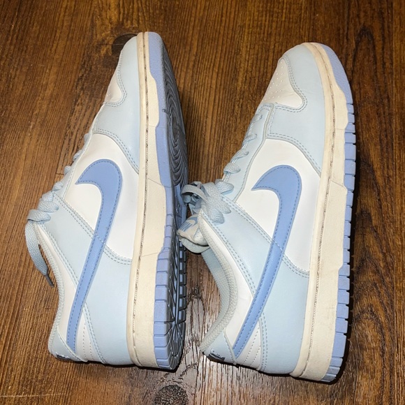 Nike Low Dunk Next Nature Blue Tint 90s Style Lace Up Active Sneakers Size 8 EUC - Picture 8 of 12